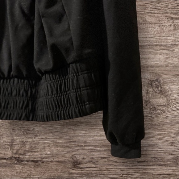 Rae Mode - Black Half-Zip Women’s Thin Hoodie with Pockets Sz XL - Picture 5 of 5